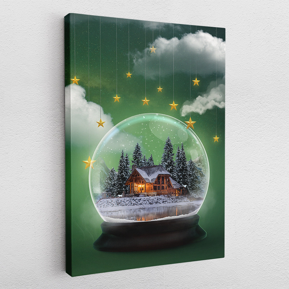 Magical Snow Globe - canvas picture