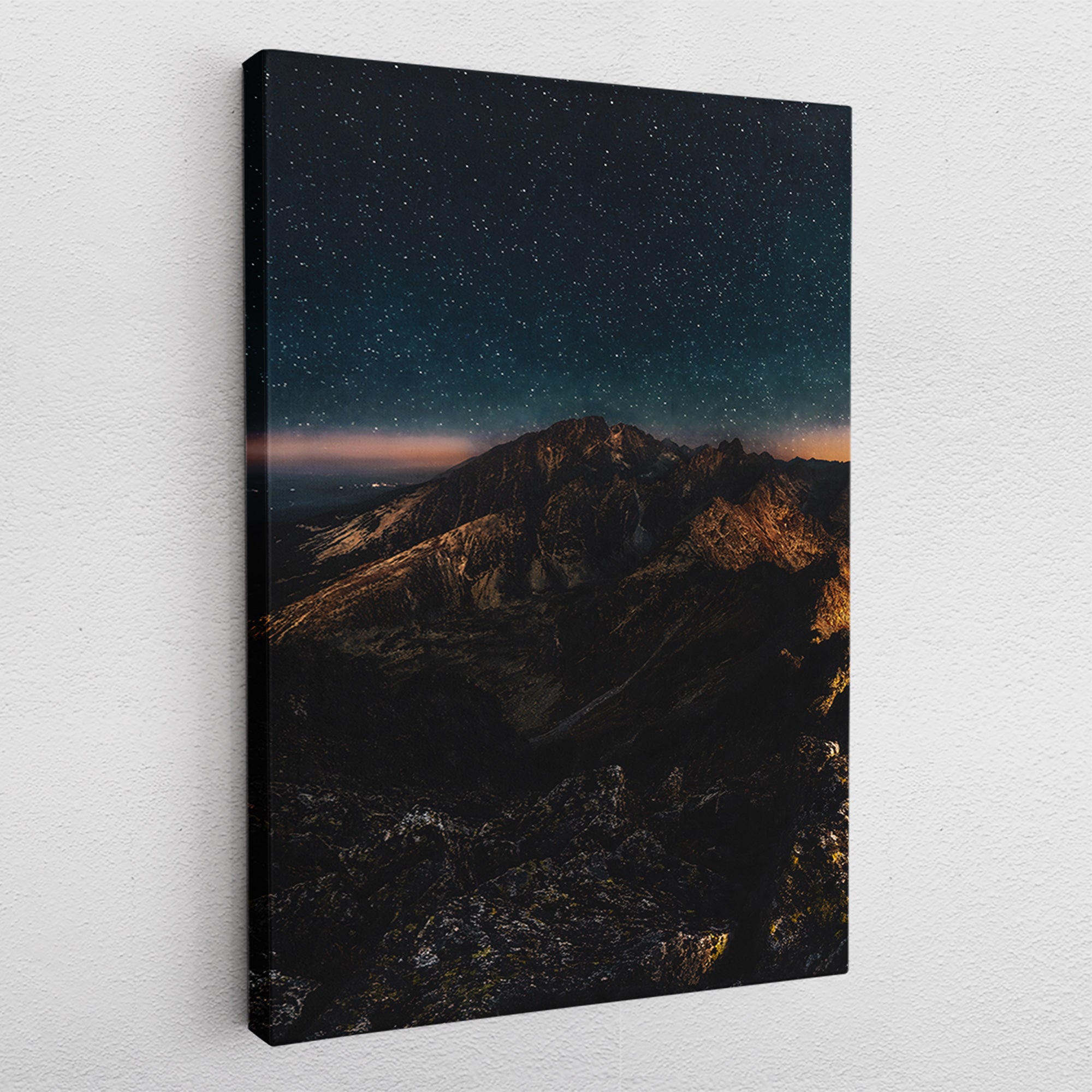 Mountain Night - canvas picture