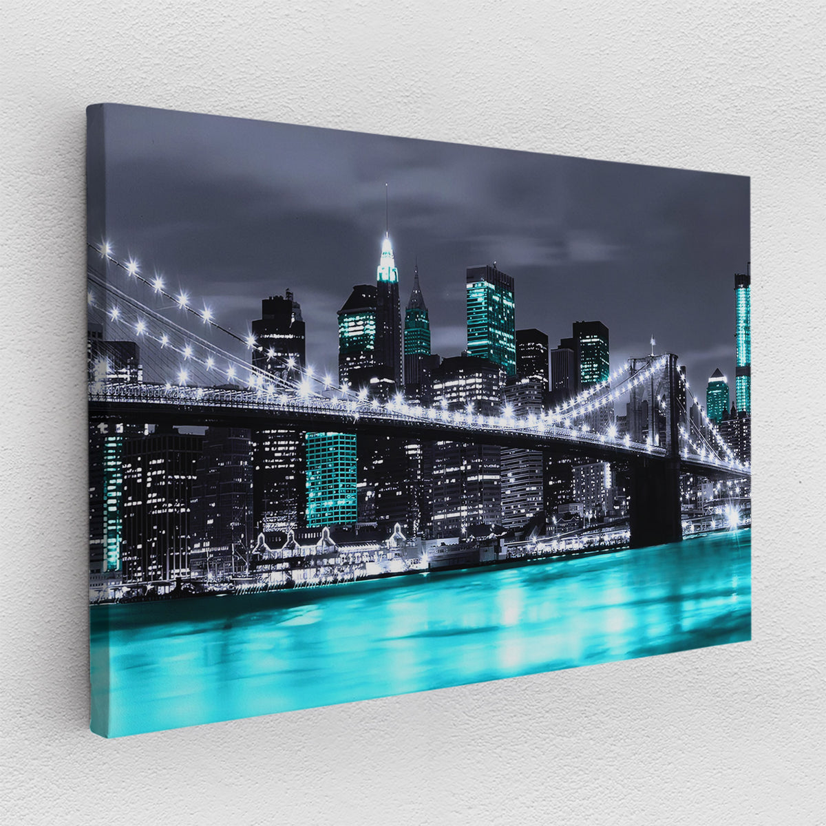 Blue City - canvas picture