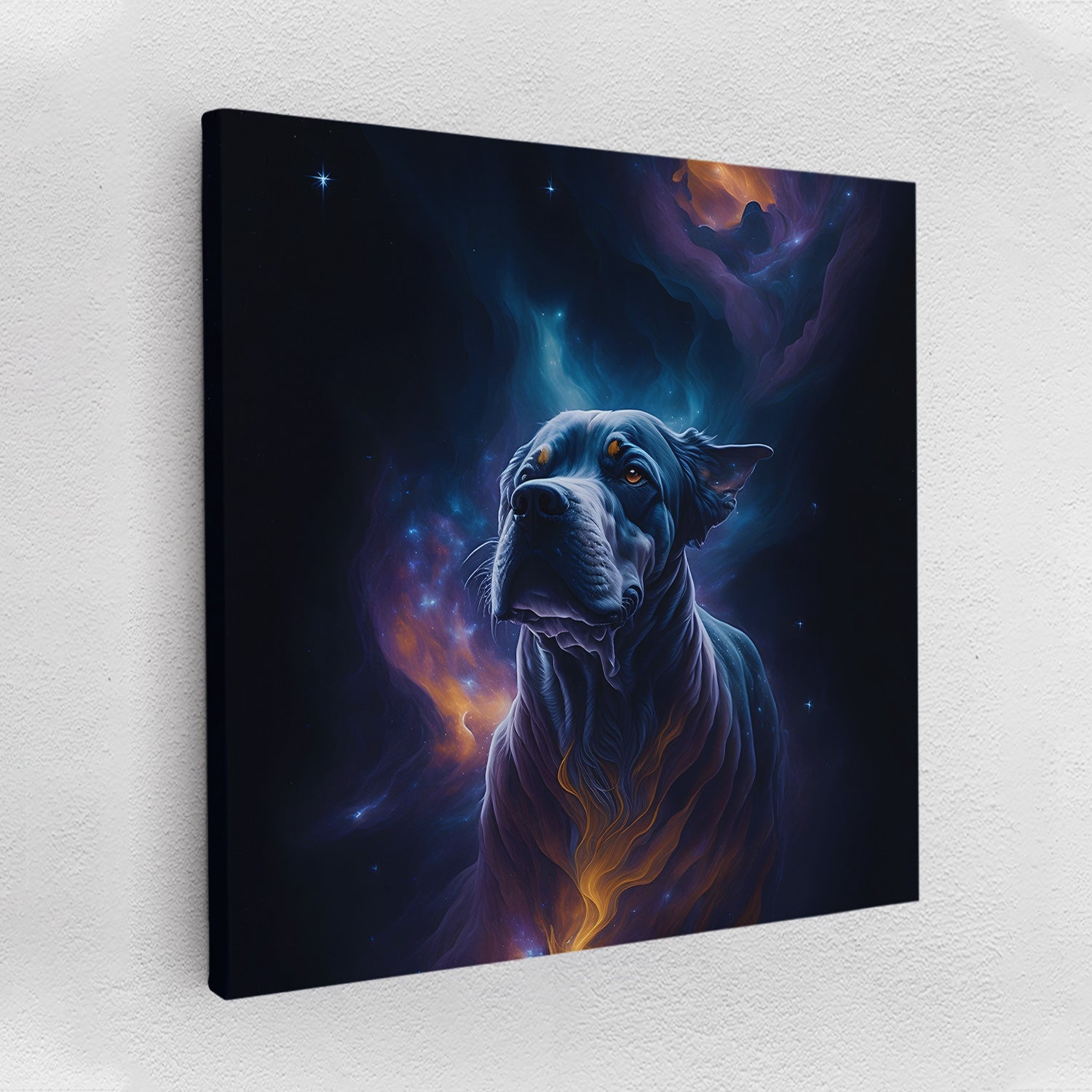 Space Dog - canvas picture