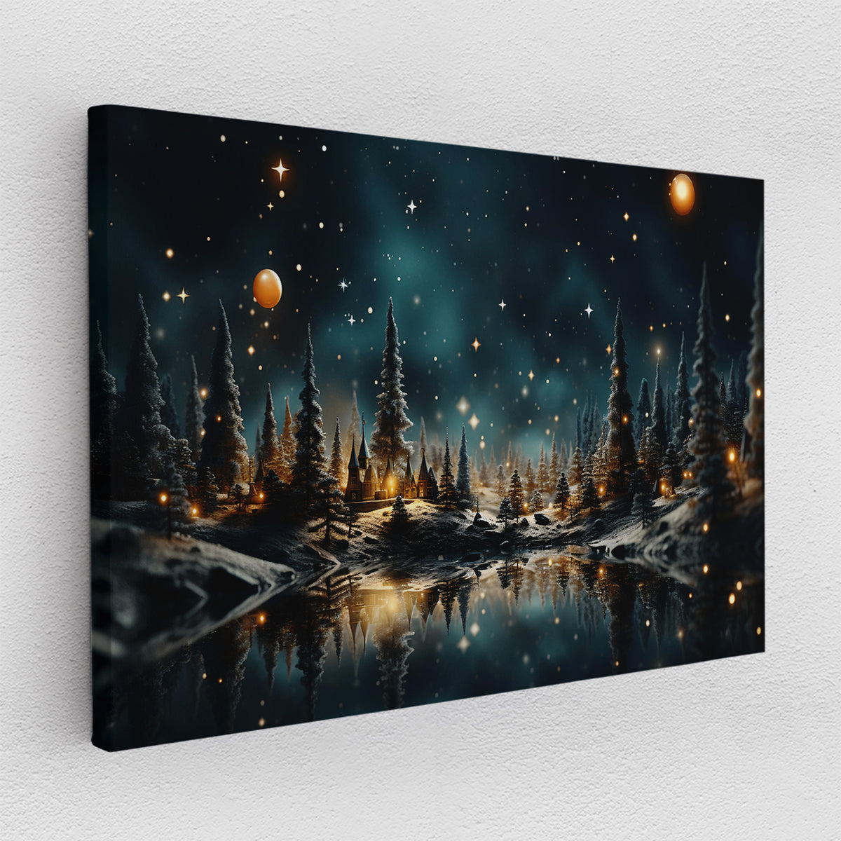 Lake of Lights - canvas picture