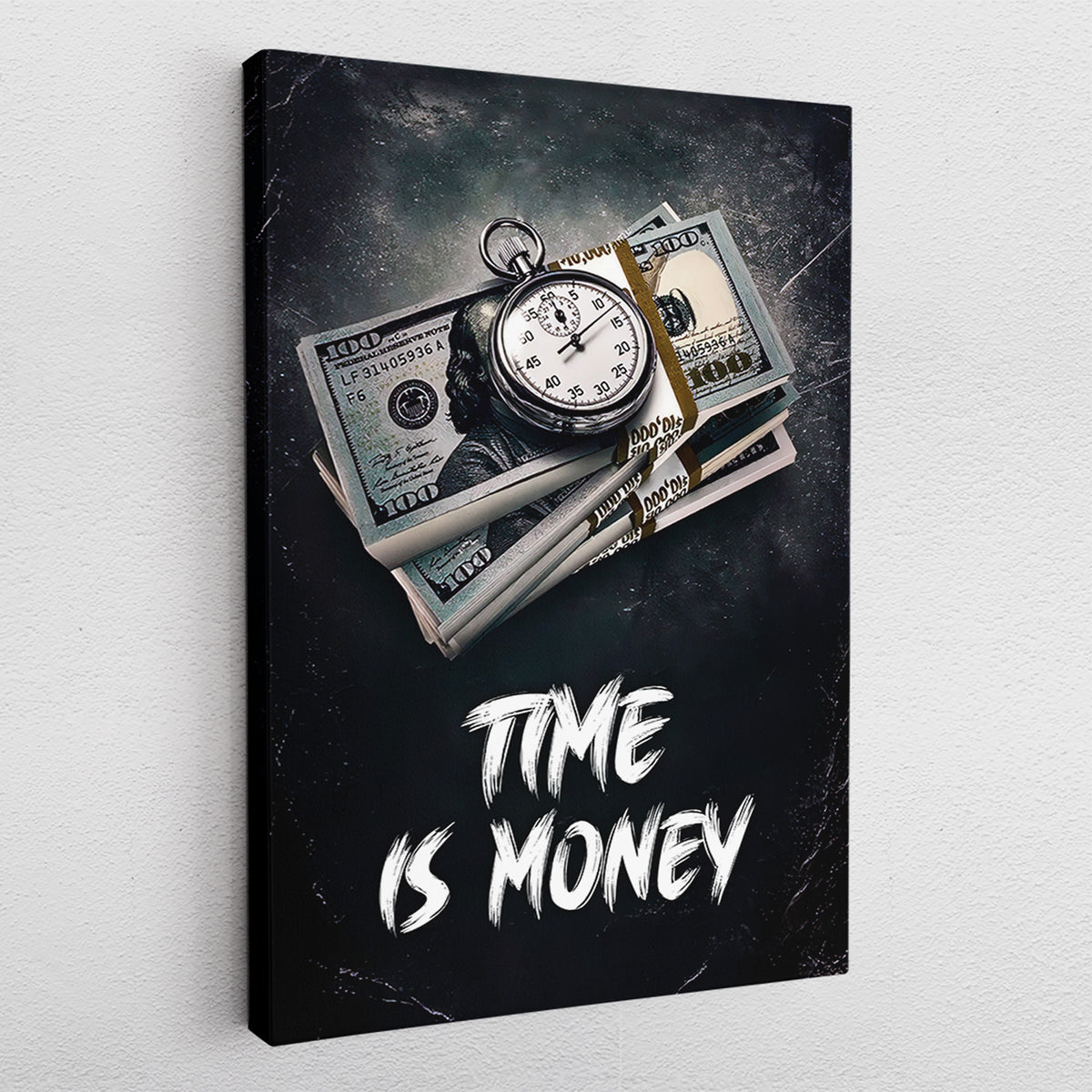 Time Is Money 2.0 - Leinwandbild