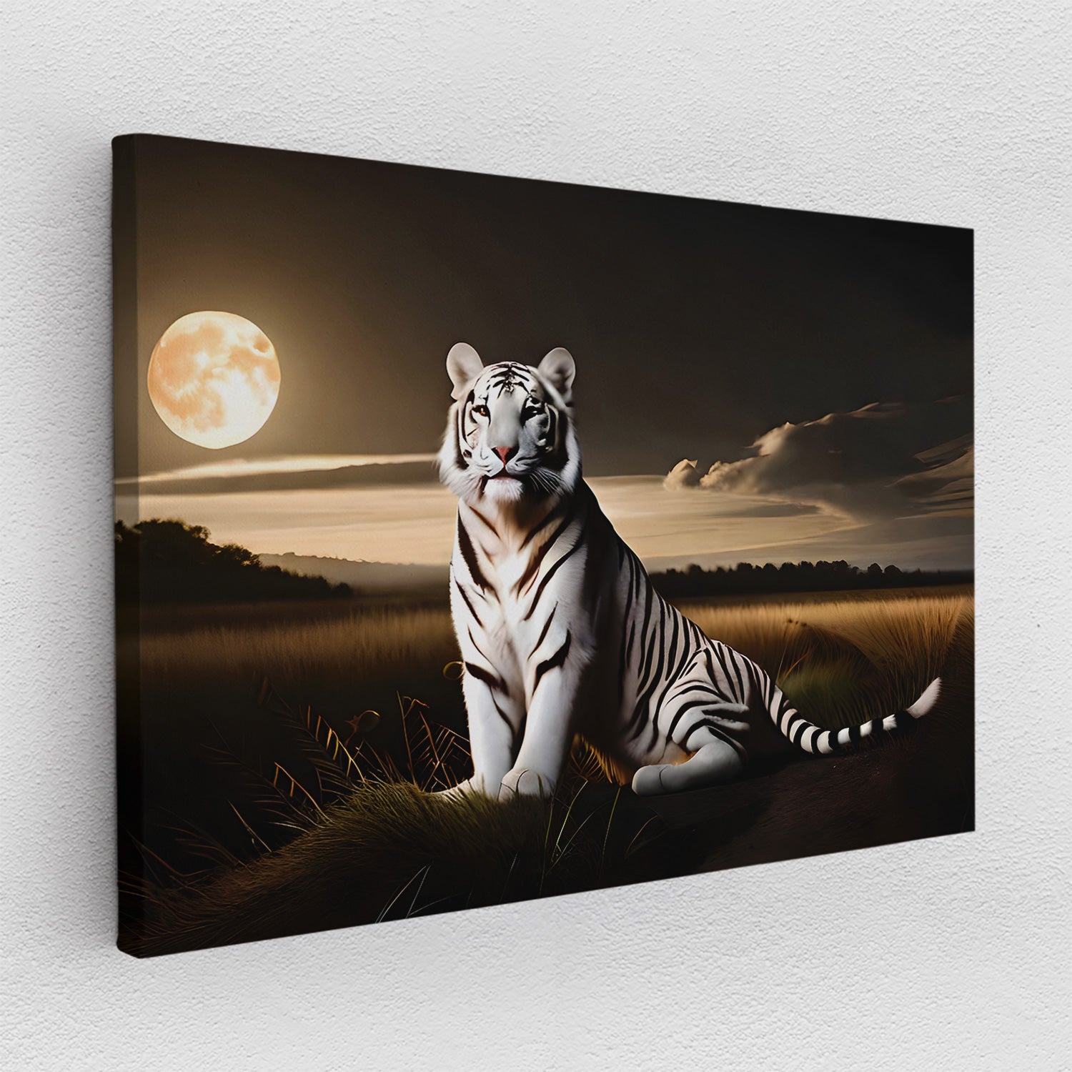 Moonlight Tiger - canvas picture