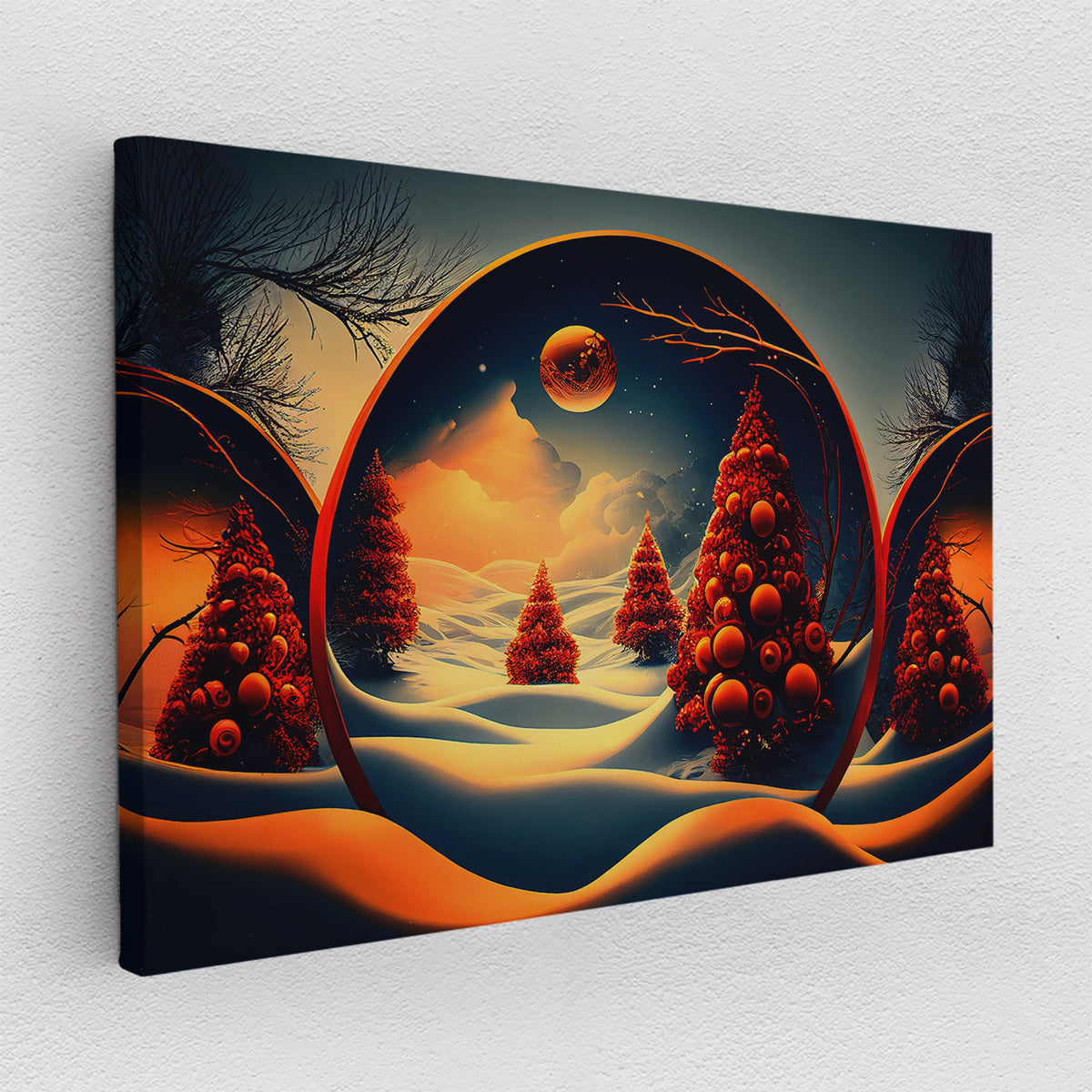 Crystal Christmas - canvas picture