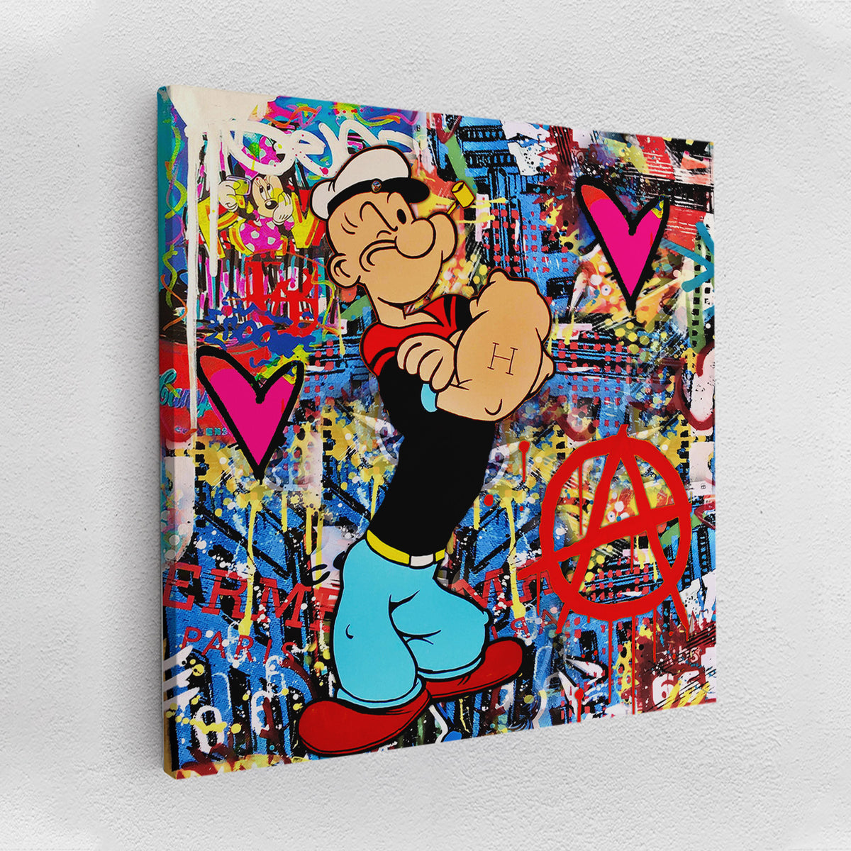 Popeye Anarchy - canvas picture