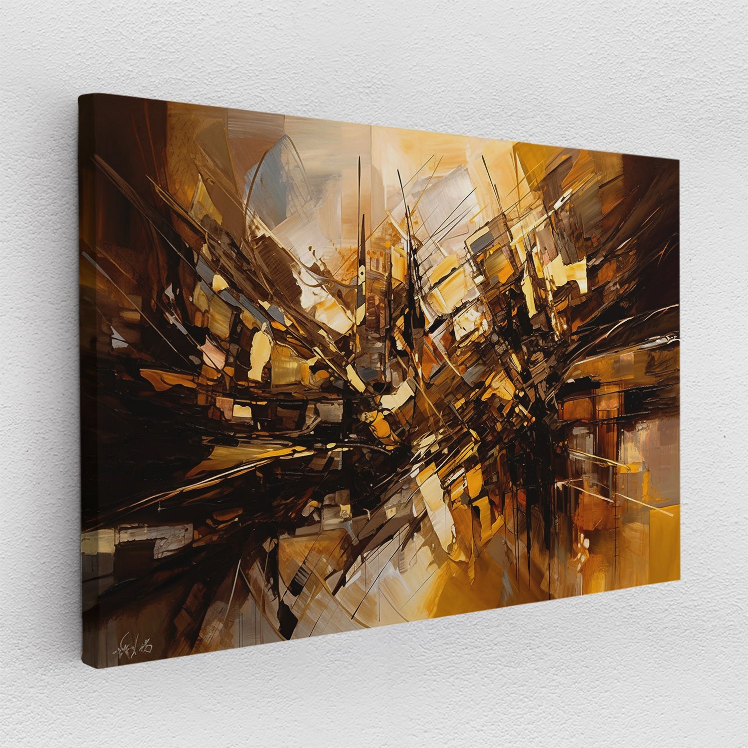 Golden Hues - canvas picture