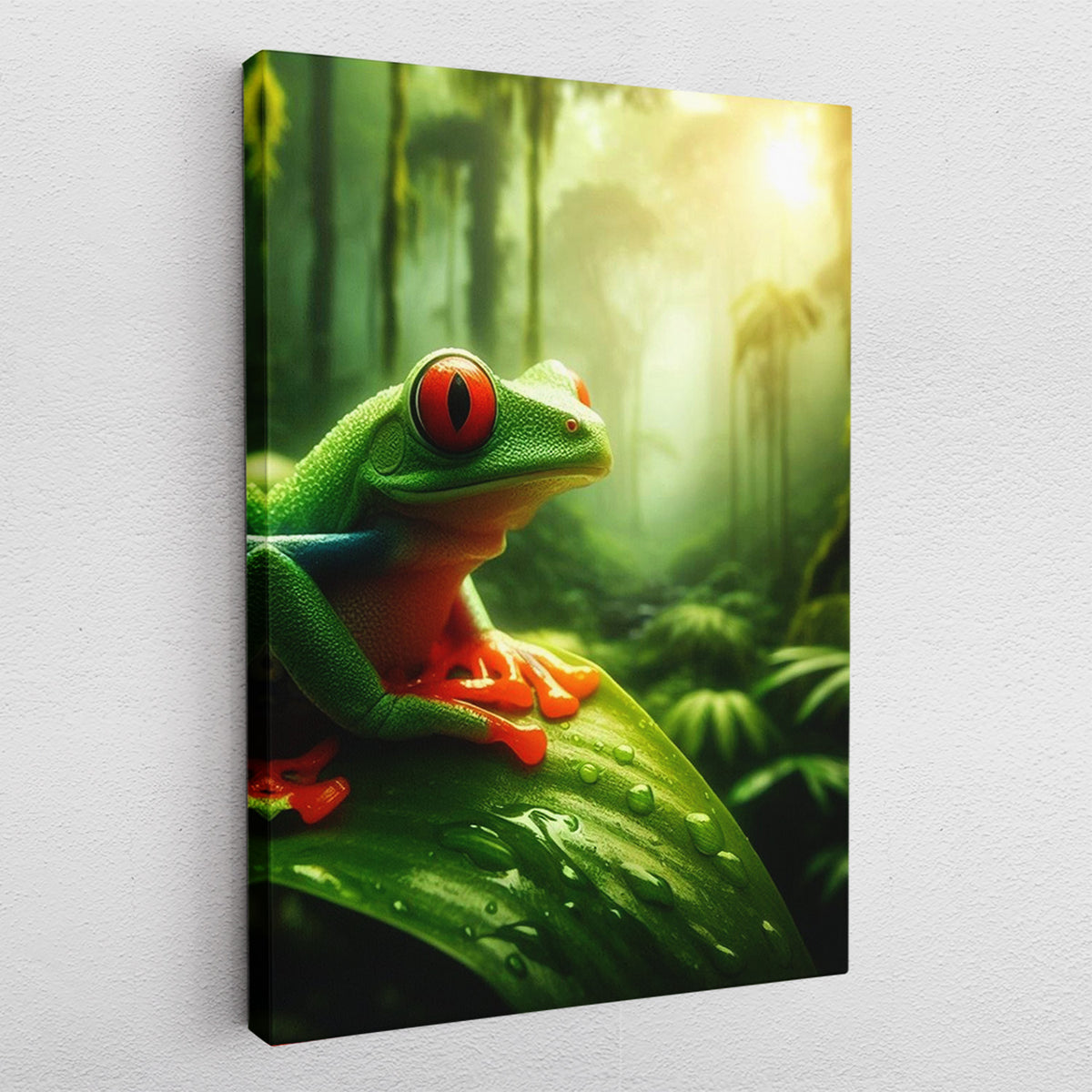 The Jungle Frog - Leinwandbild