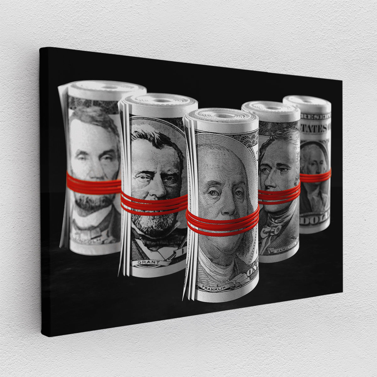 Dollar Stacks - Canvas Picture