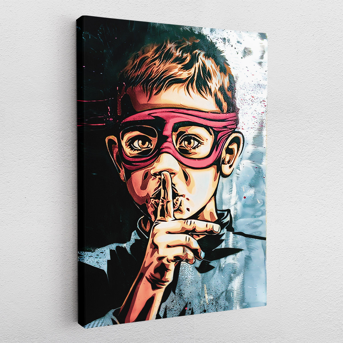 Hush Little Hero - canvas picture