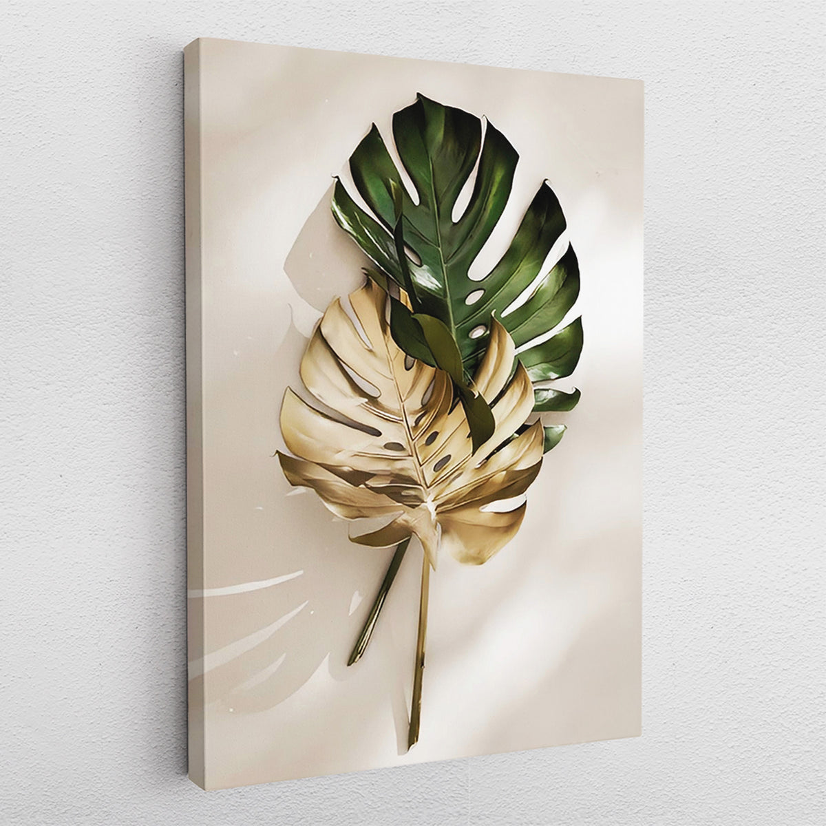 Aesthetic Leaves - canvas picture