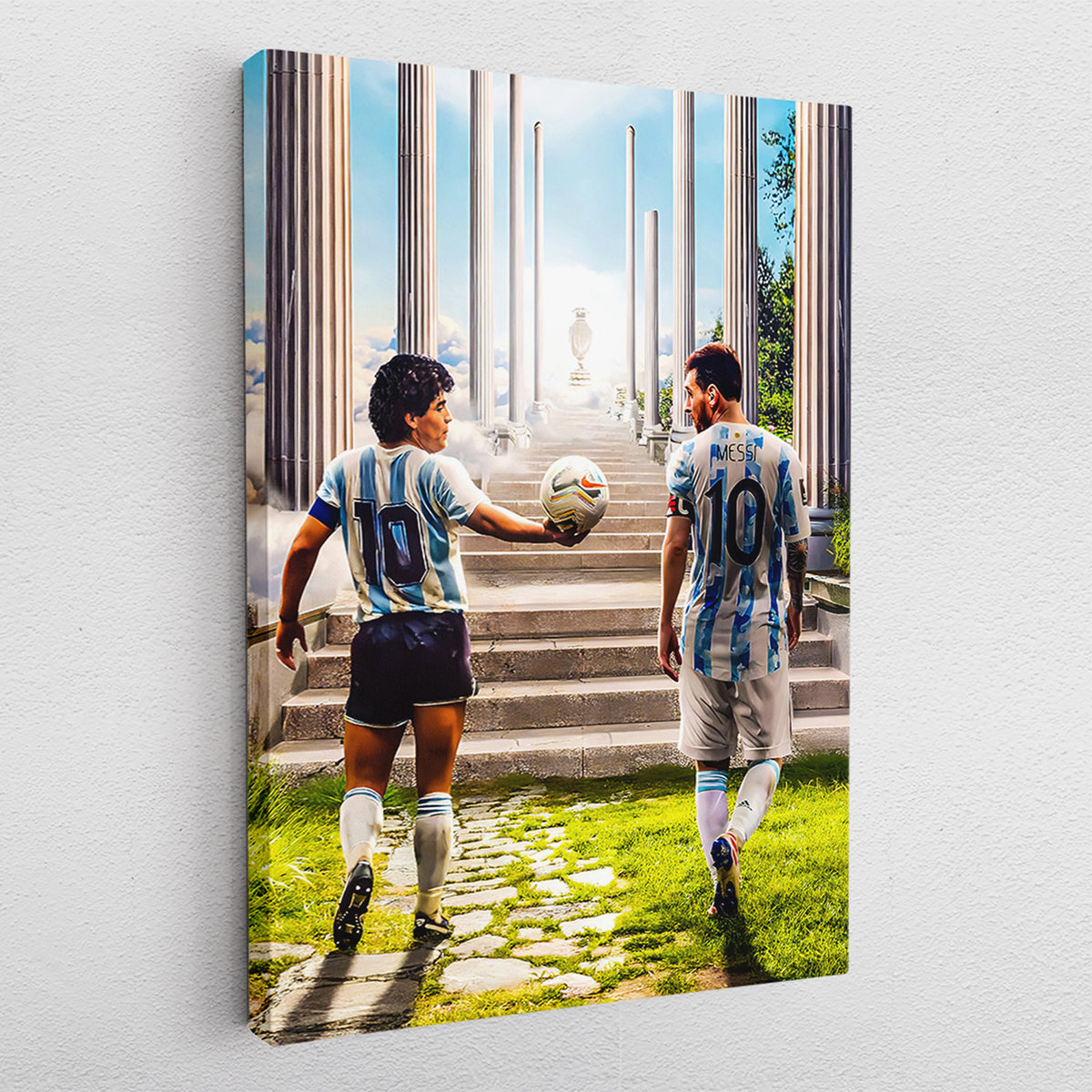 Football Olympus - canvas picture