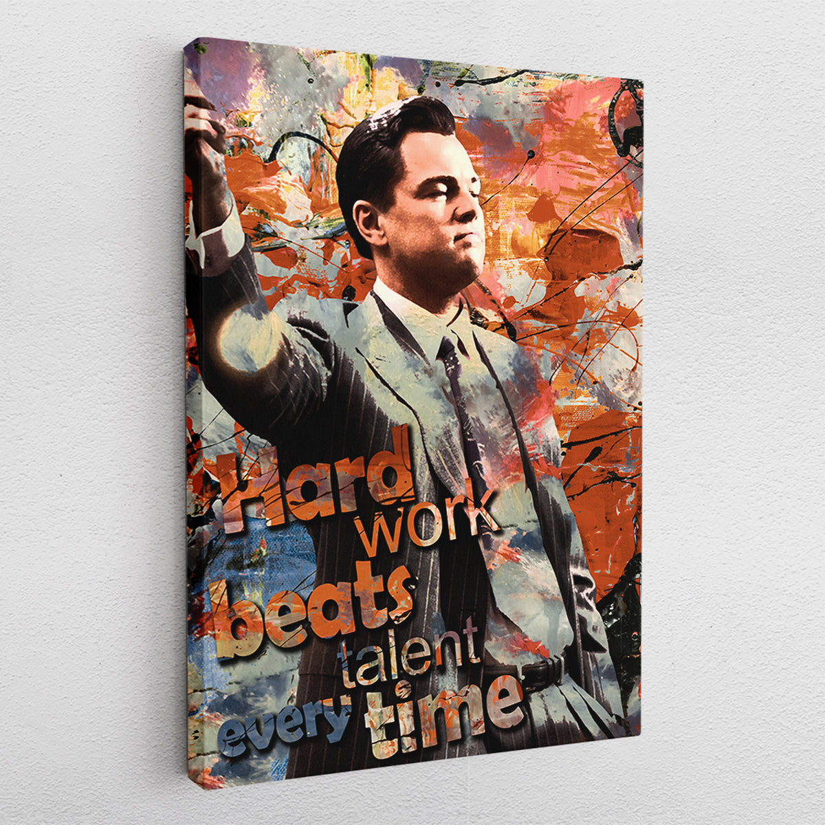 Hard Work Beats Talent - canvas picture