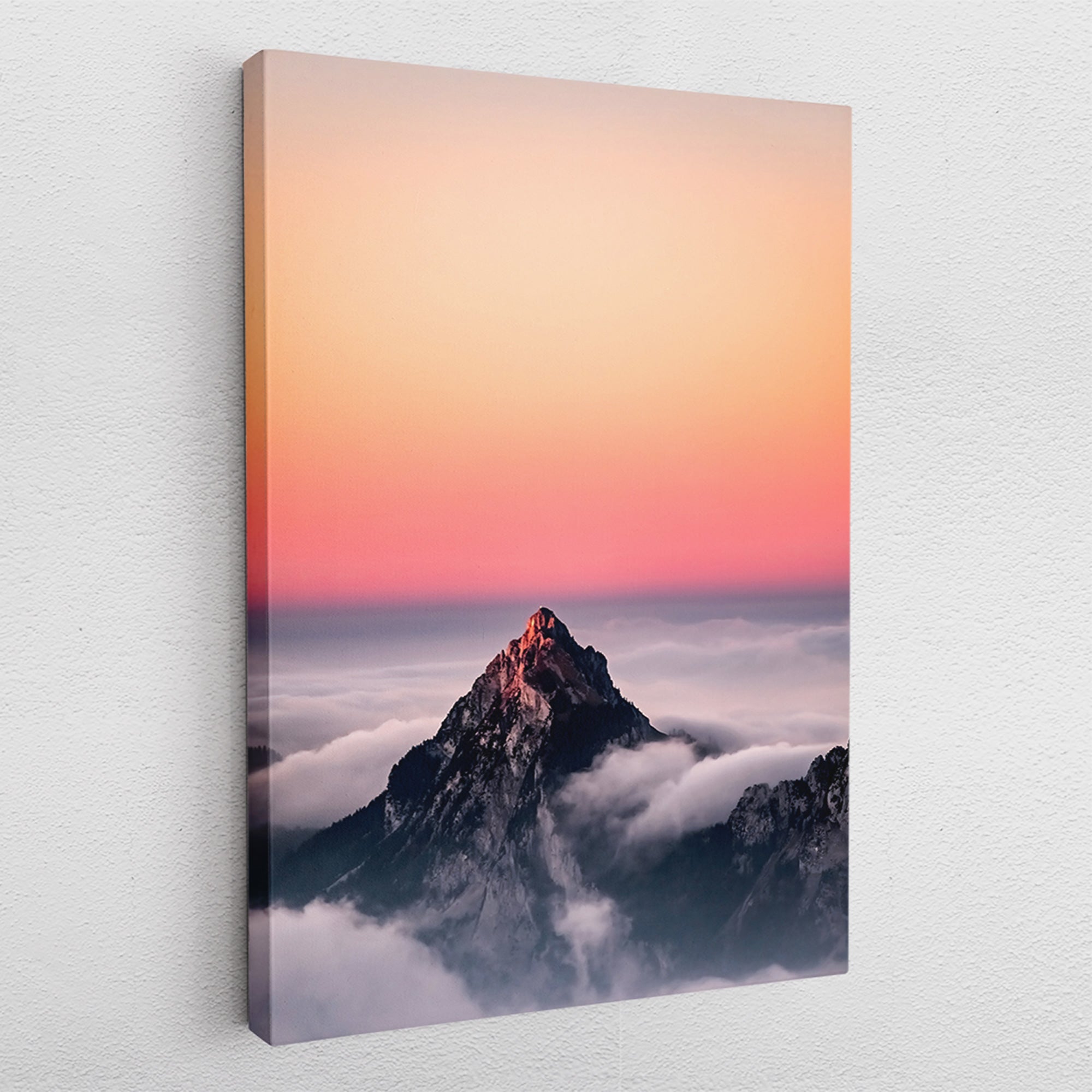 Mountain's Glow - canvas picture