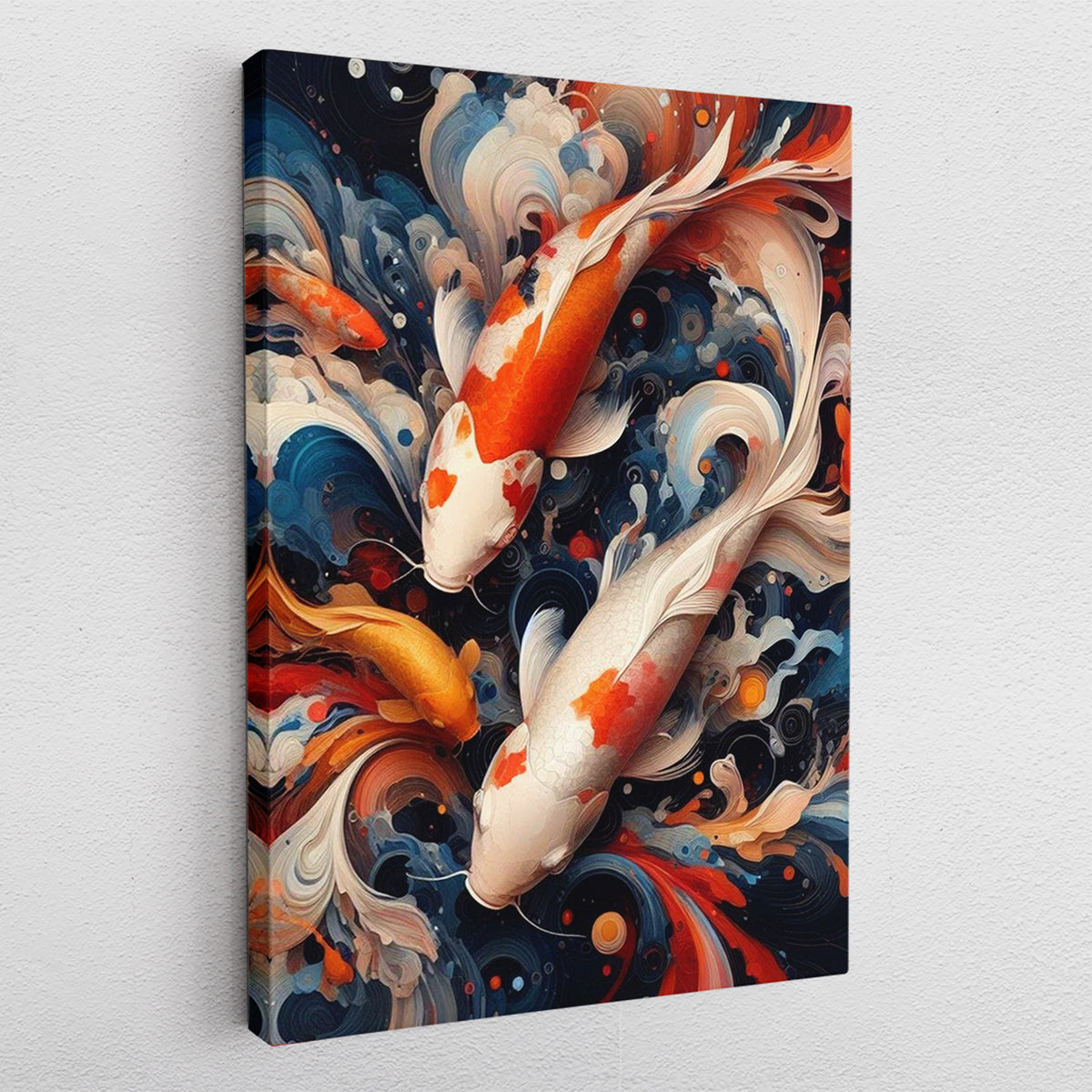 Koi Swimmers - Leinwandbild