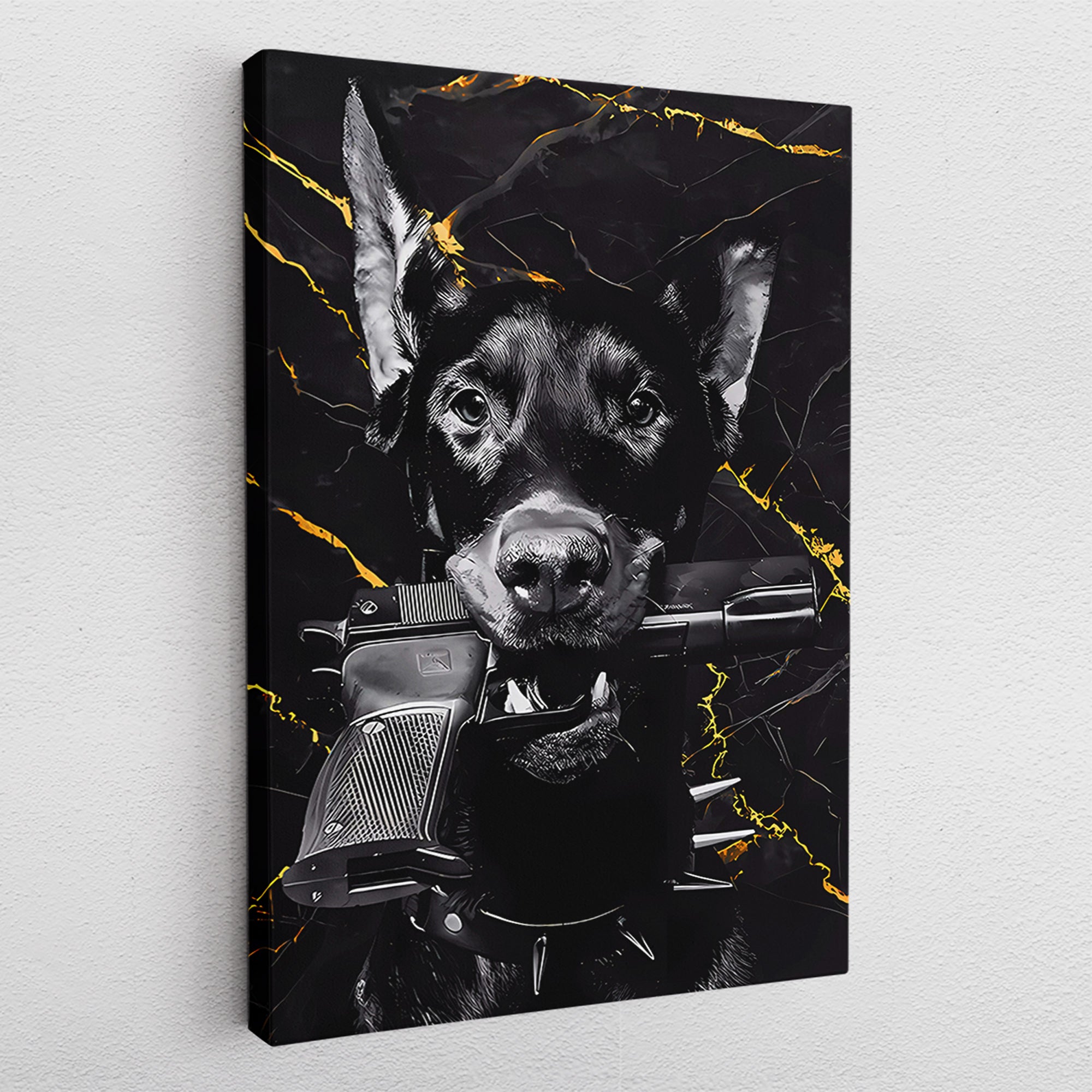 Pistol Fetch - canvas picture