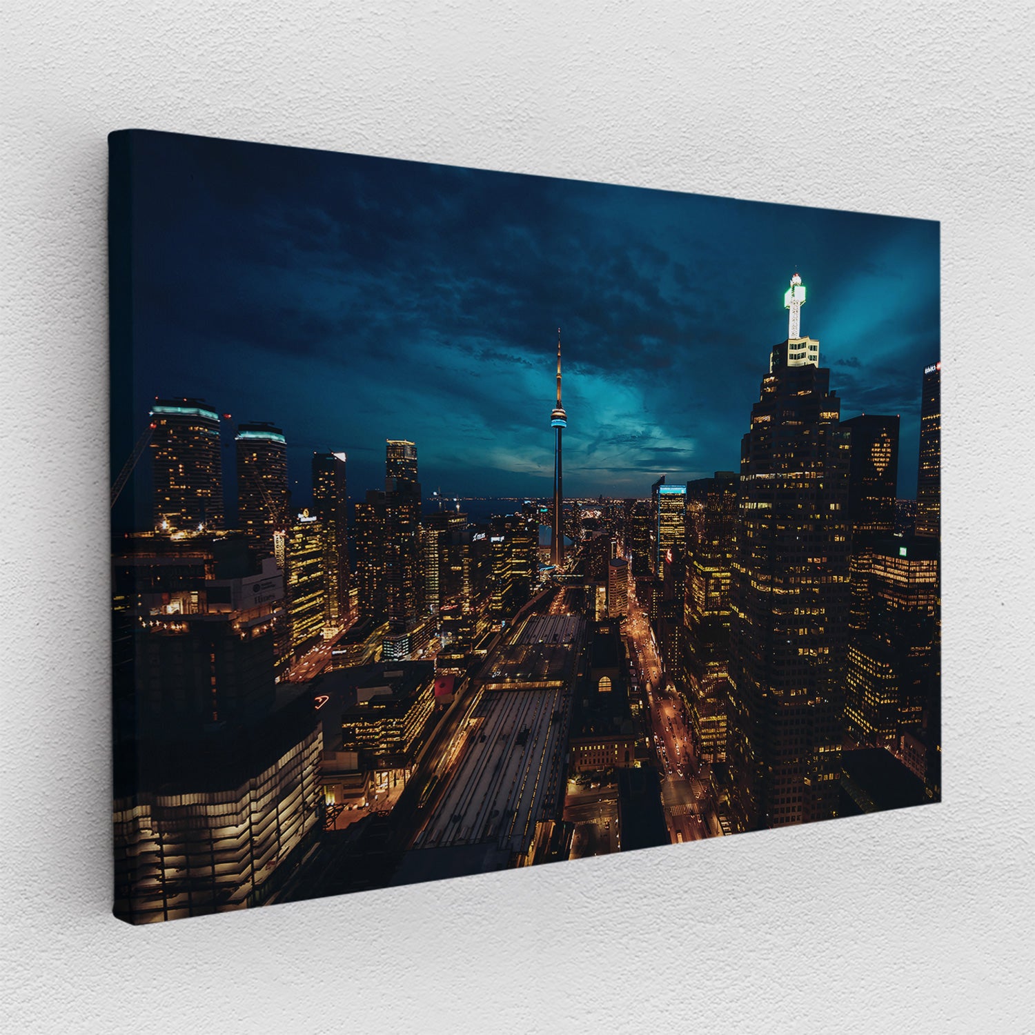 Midnight Metropolis - canvas picture