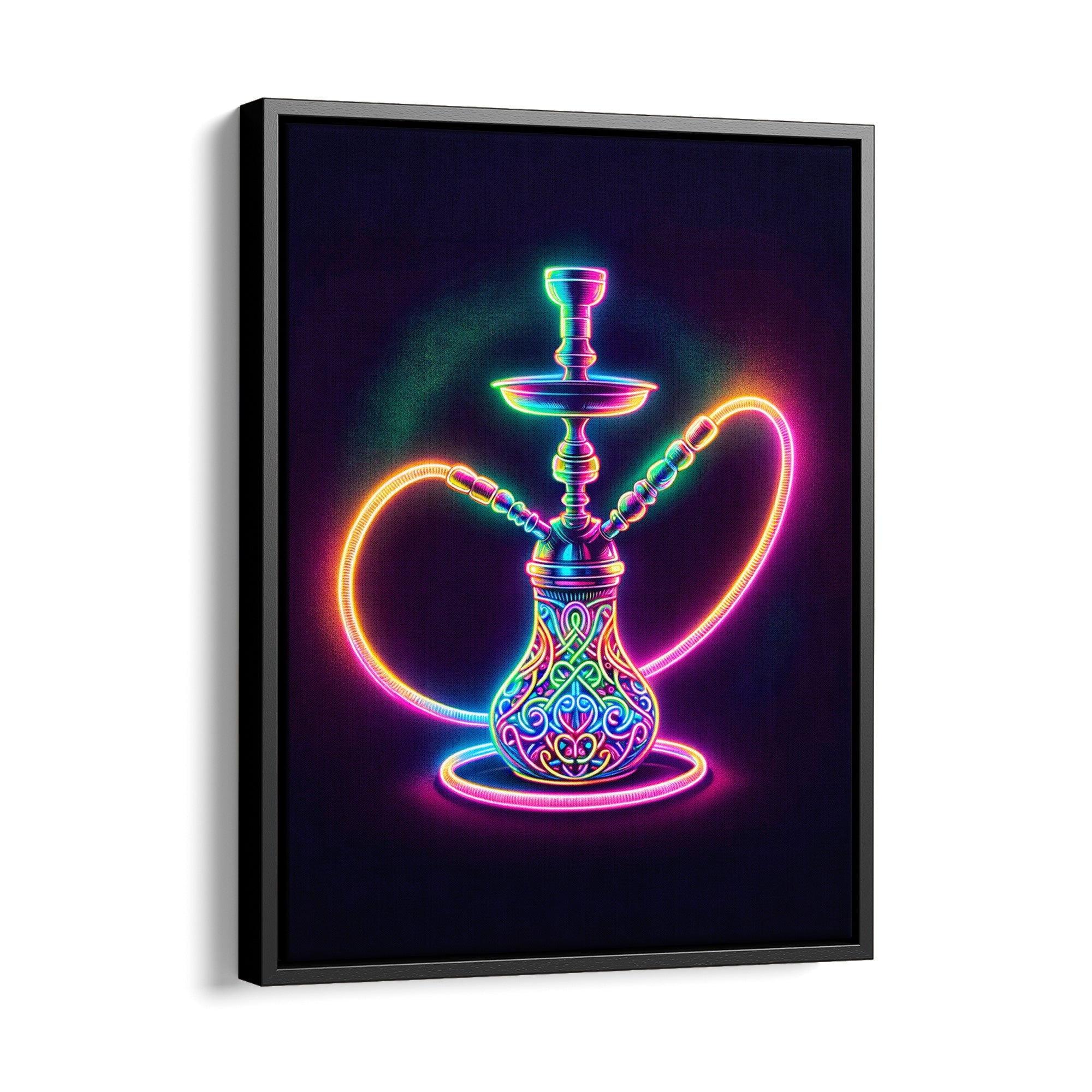 Neon Shisha - Leinwandbild