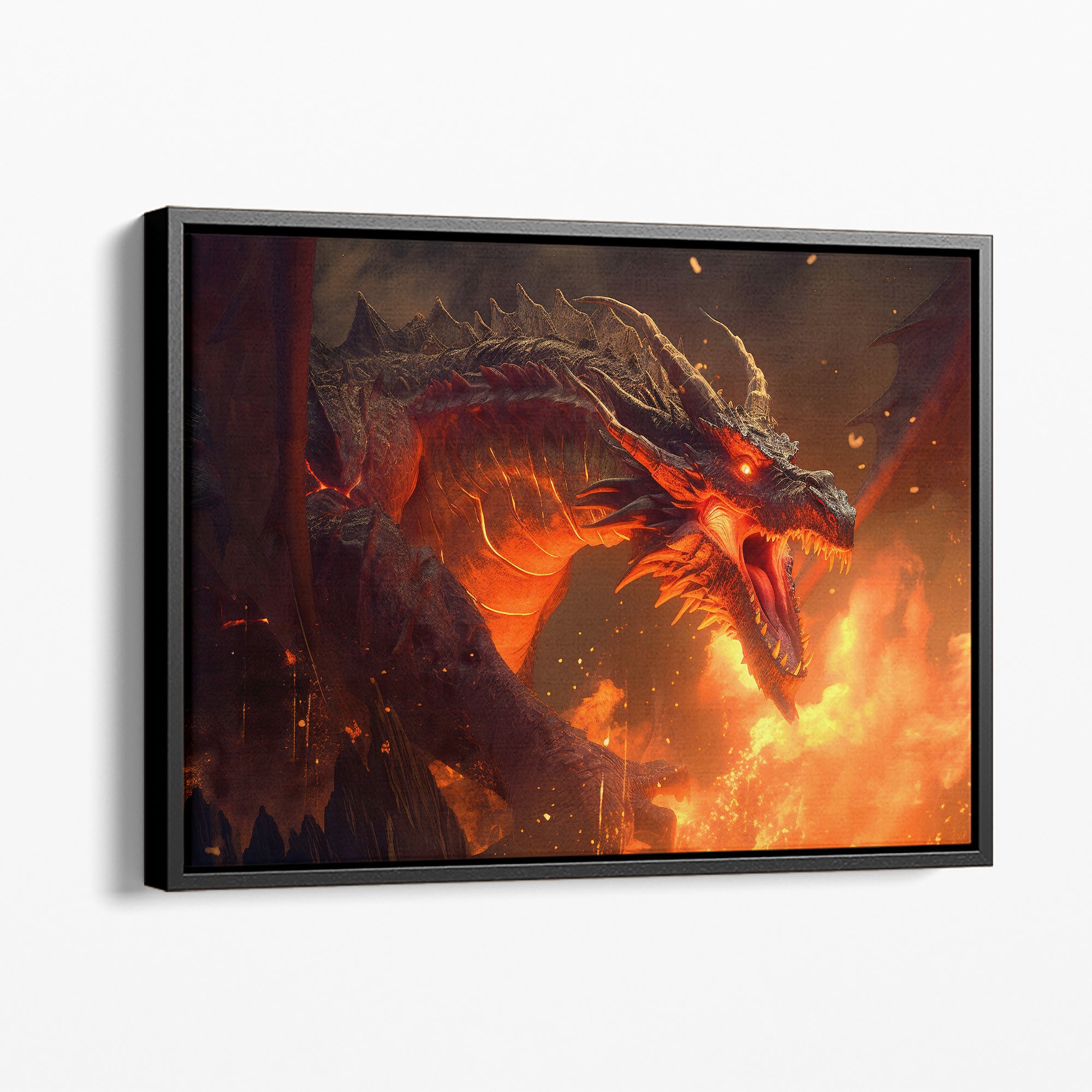 Fire Dragon - canvas picture