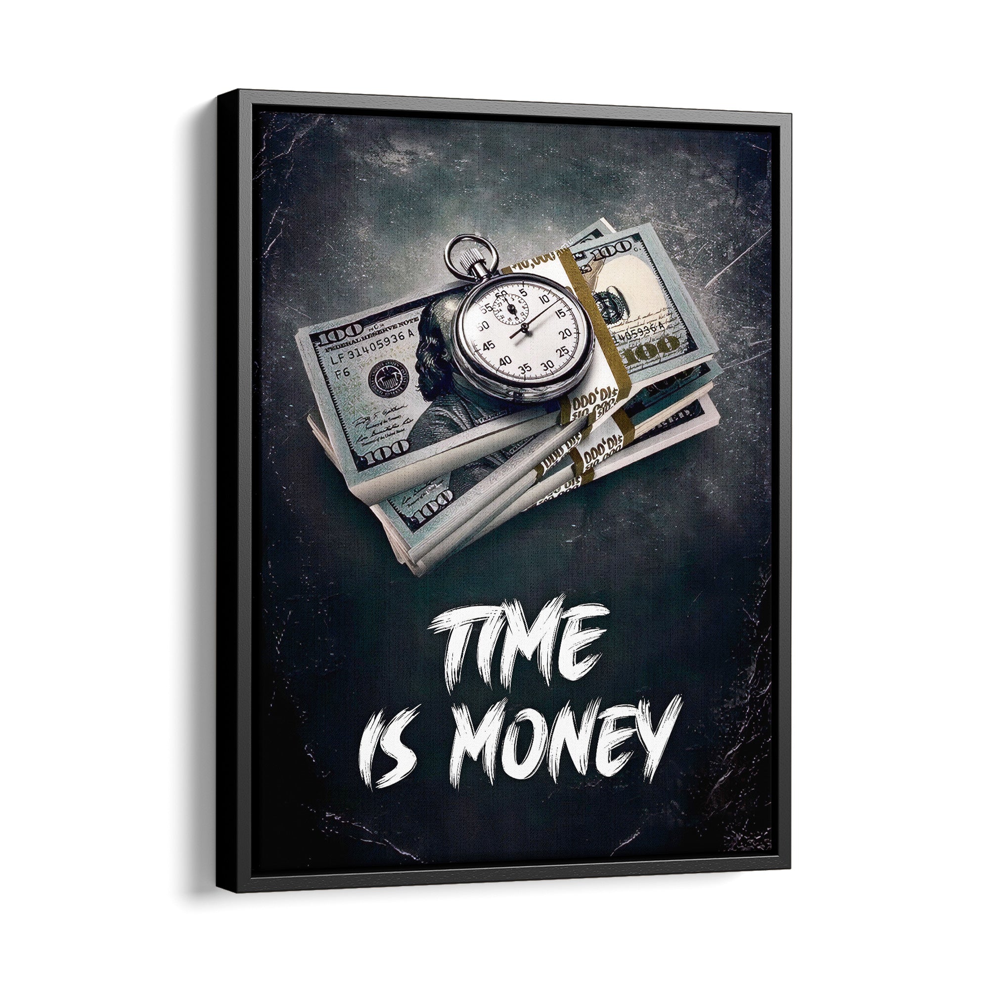 Time Is Money 2.0 - Leinwandbild