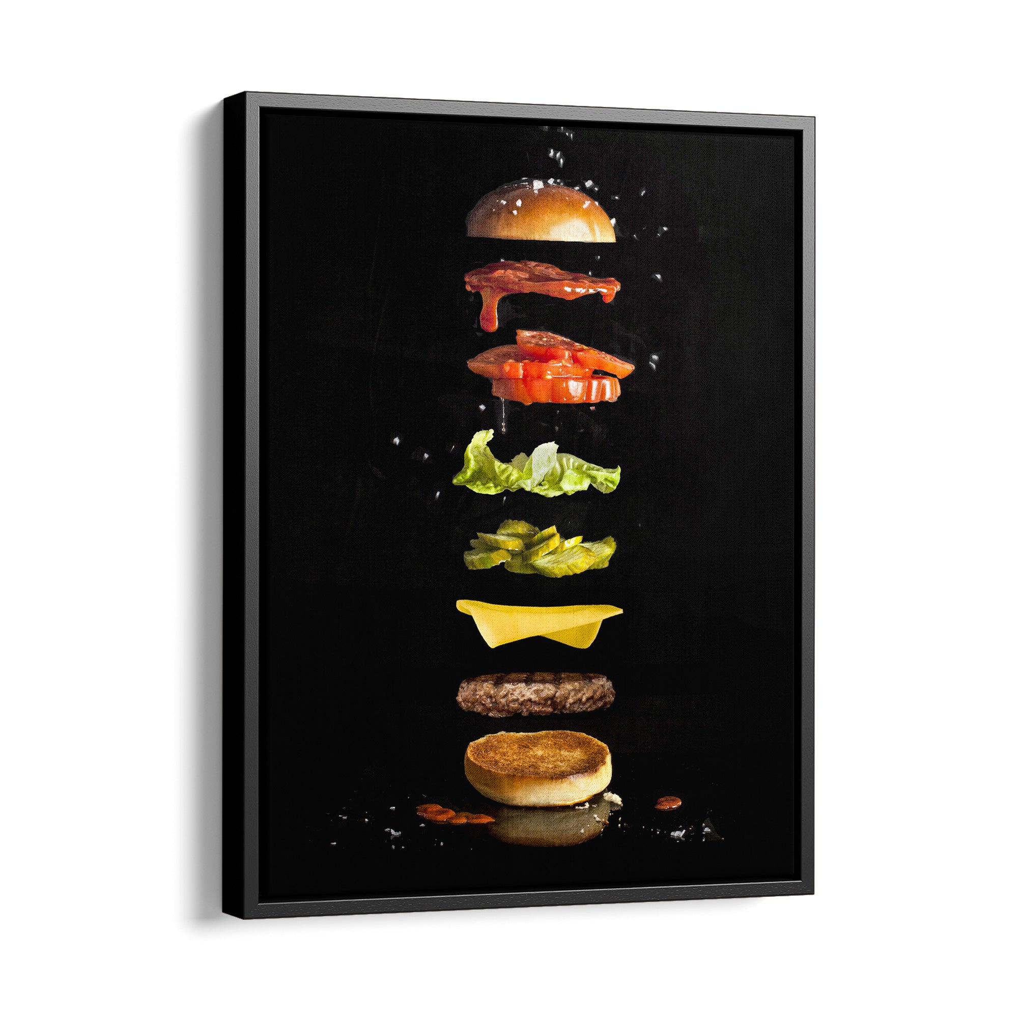 Cinematic Cheeseburger - canvas picture