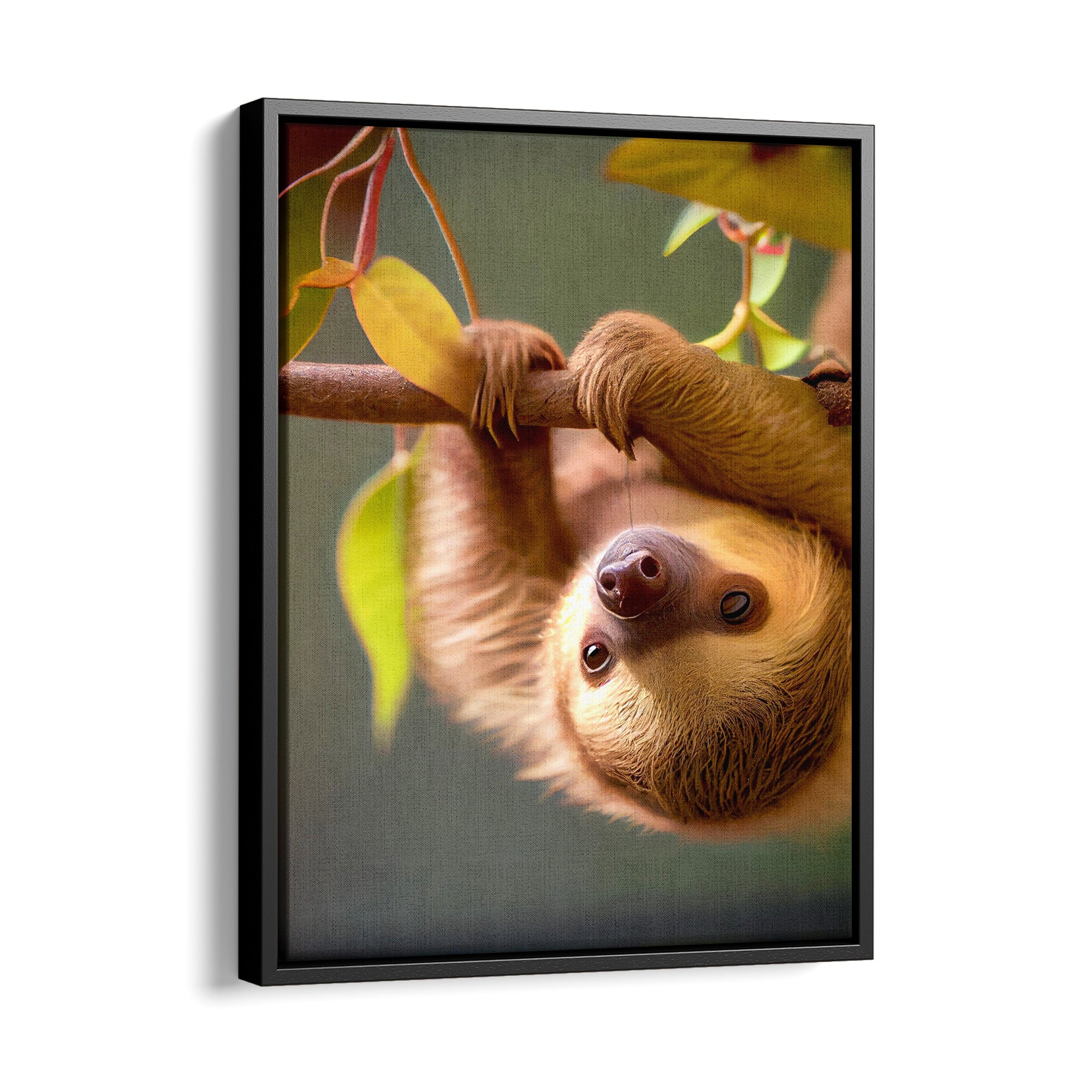 Hanging Sloth - Leinwandbild