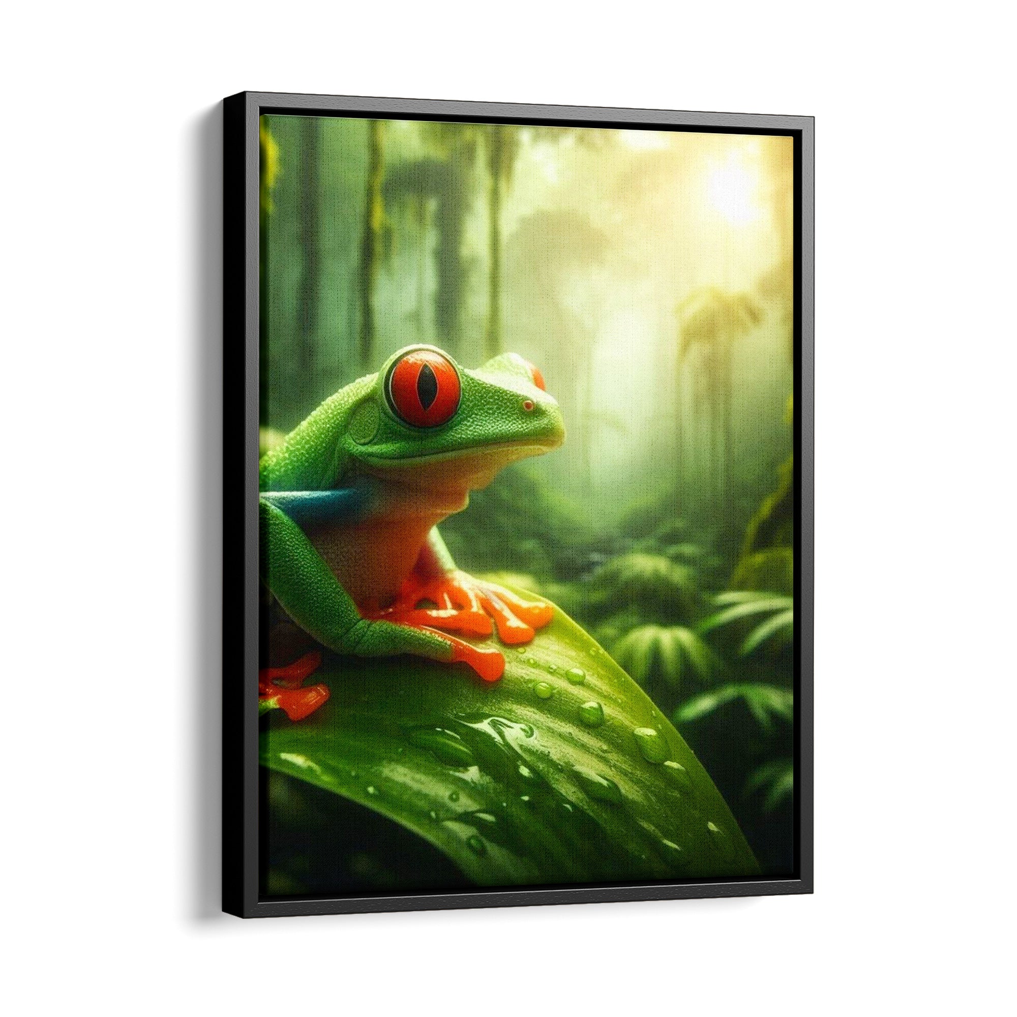 The Jungle Frog - Leinwandbild