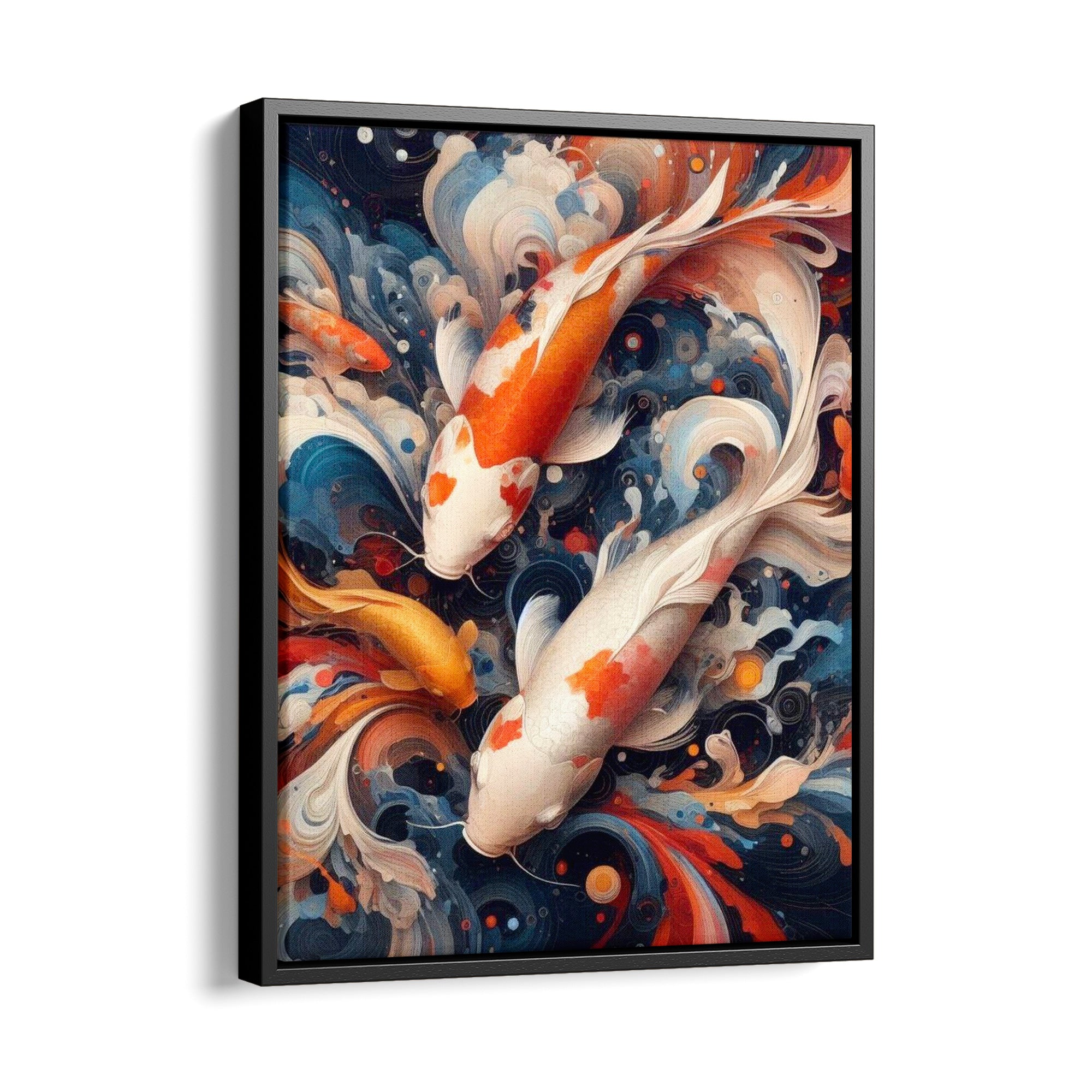 Koi Swimmers - Leinwandbild