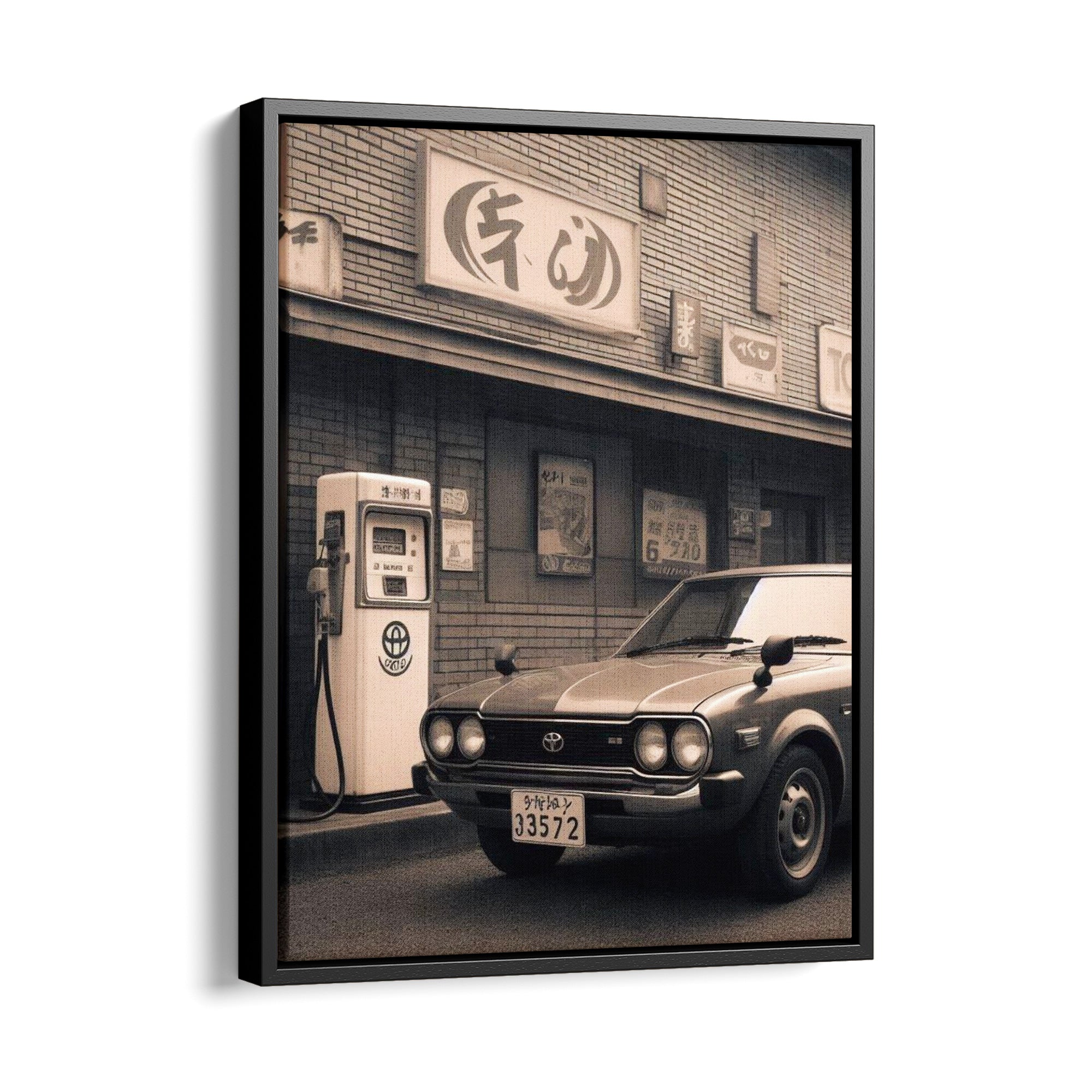 Vintage Japan Car - Leinwandbild