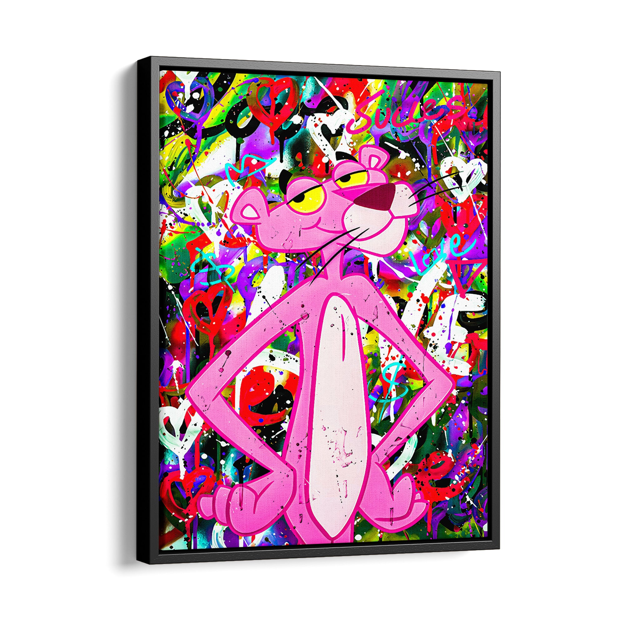 Pink Panther Love - canvas picture