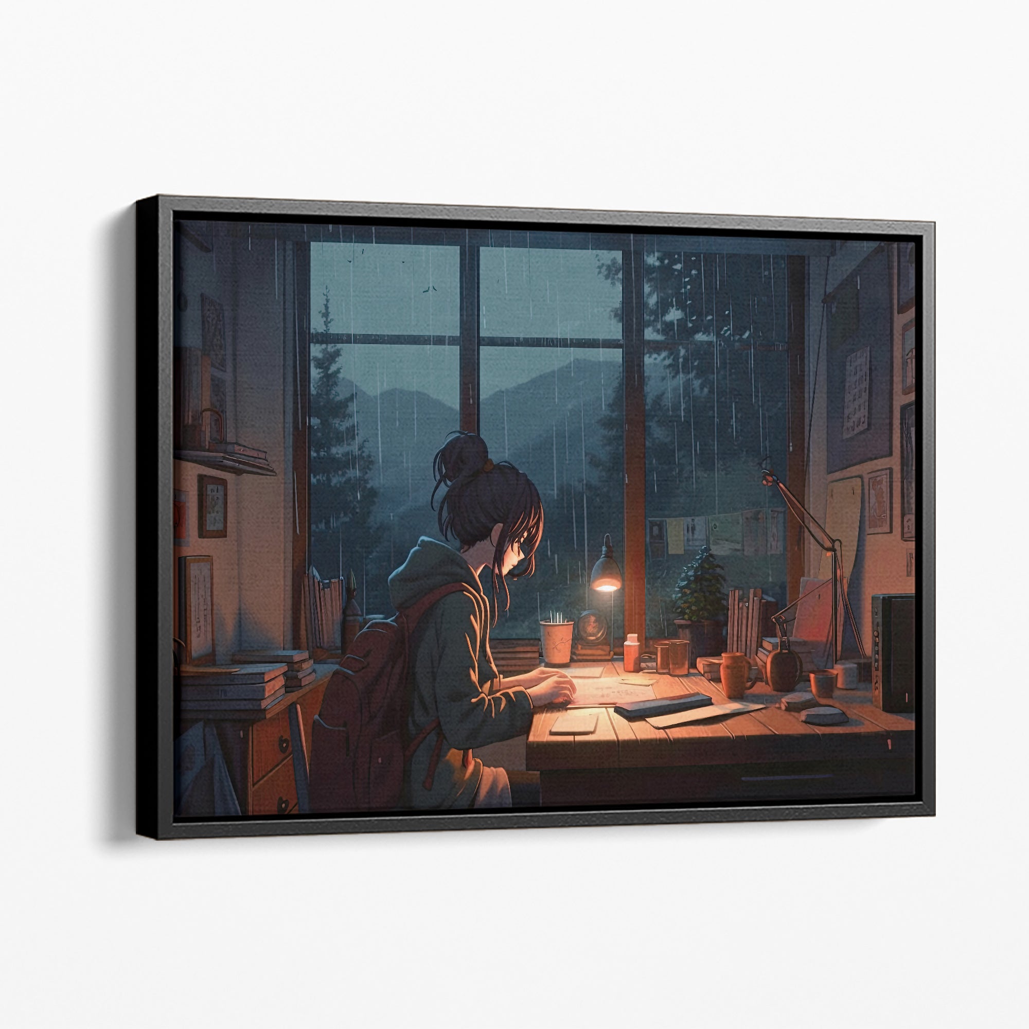 Studious Solitude - canvas picture