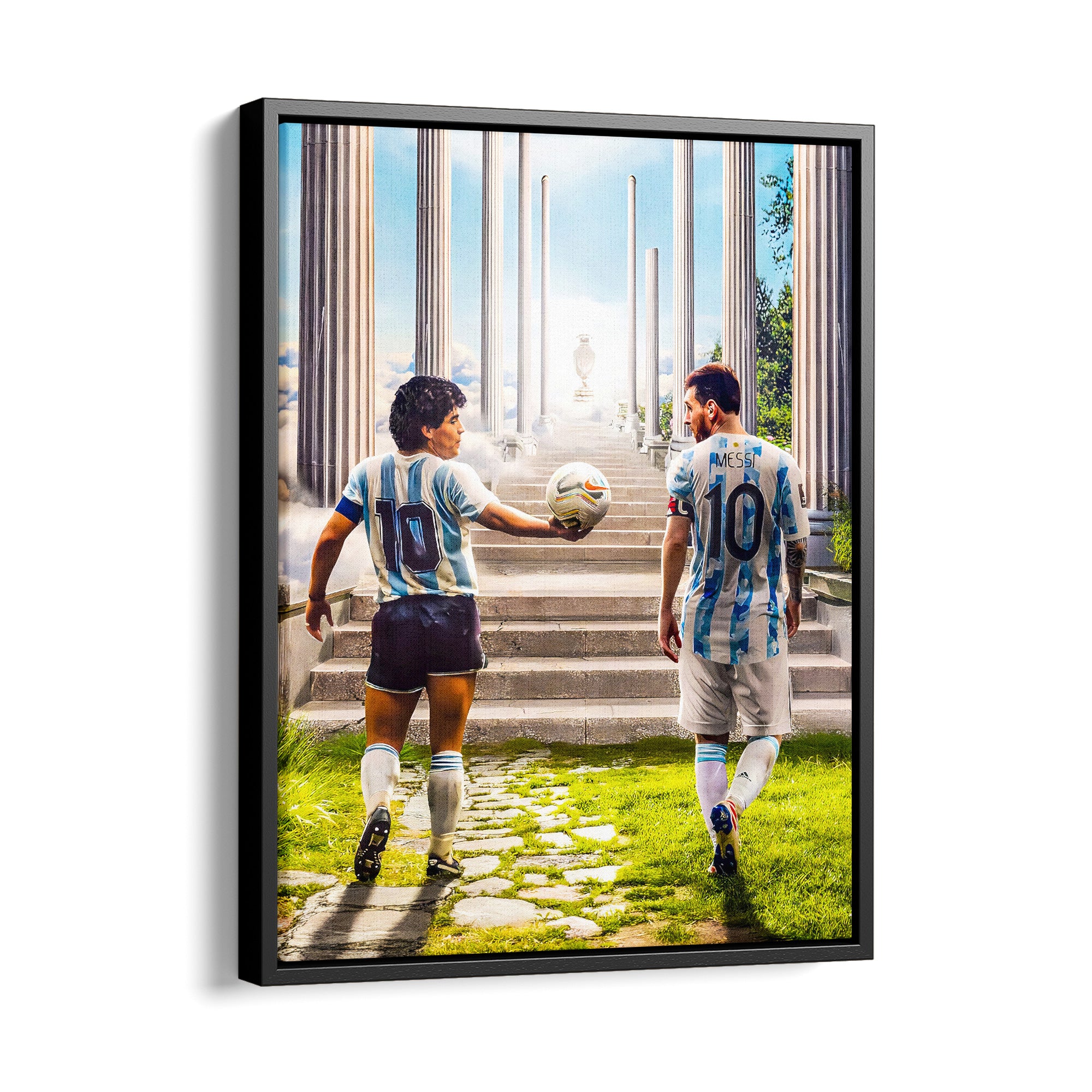 Football Olympus - canvas picture