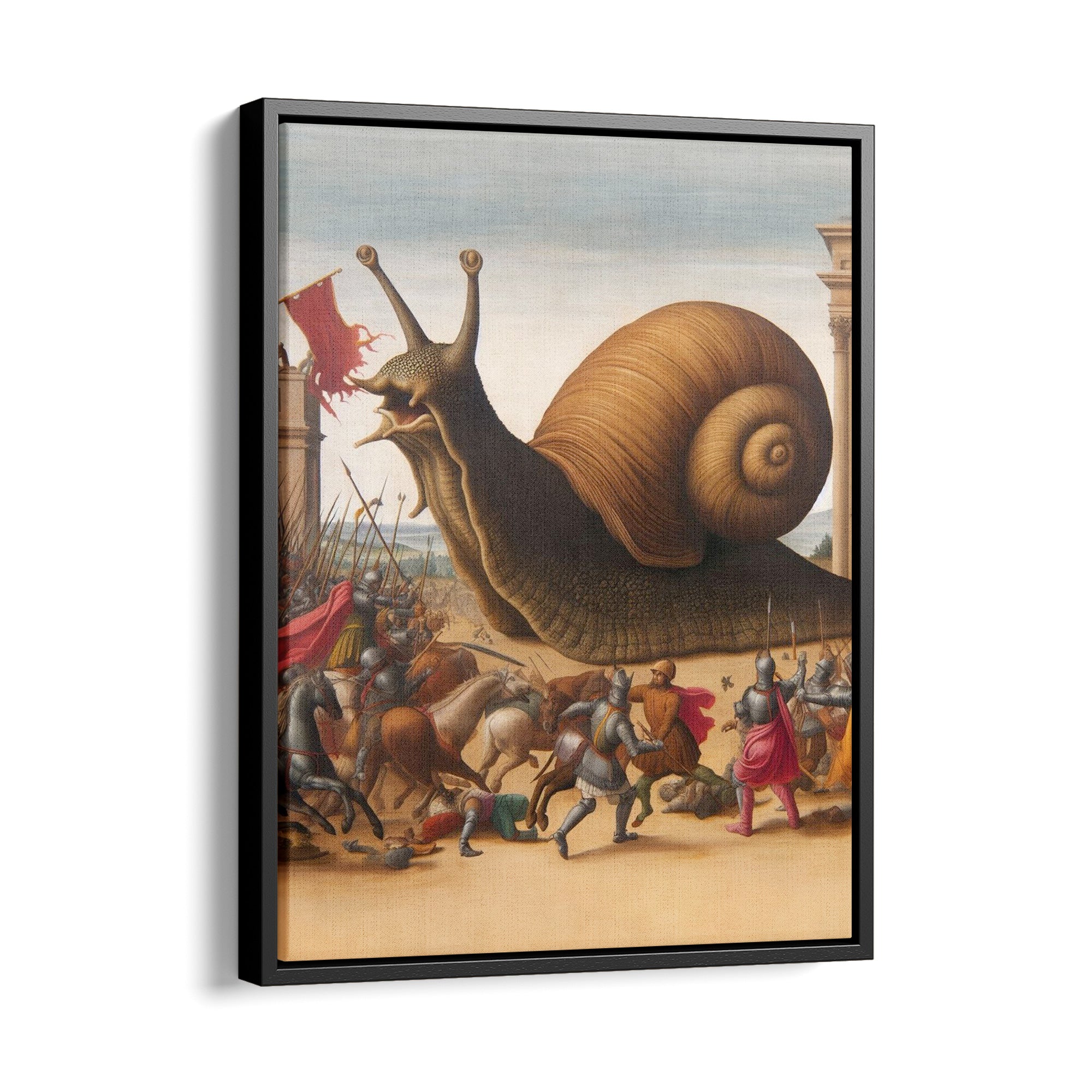 Snail Battle - Leinwandbild