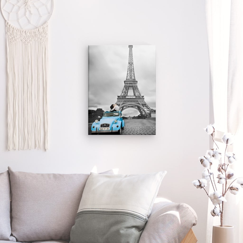 Kissed By Paris - canvas picture