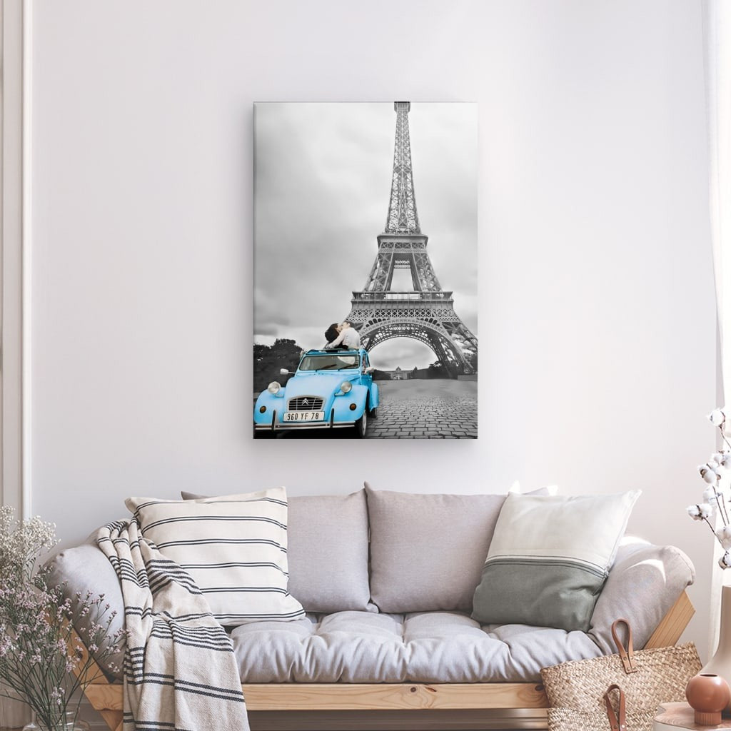 Kissed By Paris - canvas picture